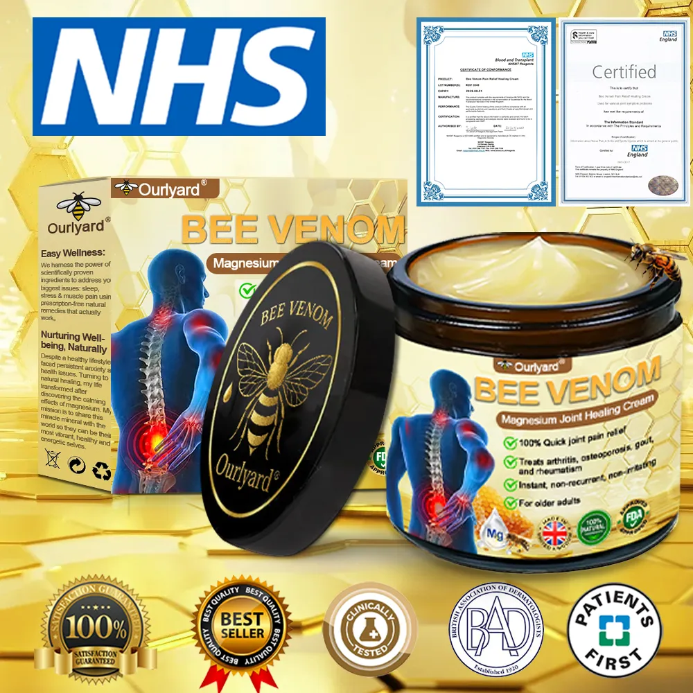 Crema de alivio y regeneración de huesos de veneno de abeja